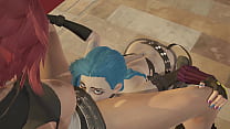 HoneySelect 2 - Arcane - Vi and Jinx Lesbian Sex